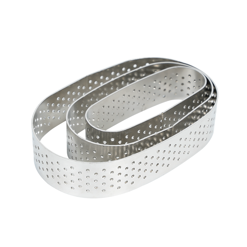 Z0 1 anillo de tarta perforado ovel