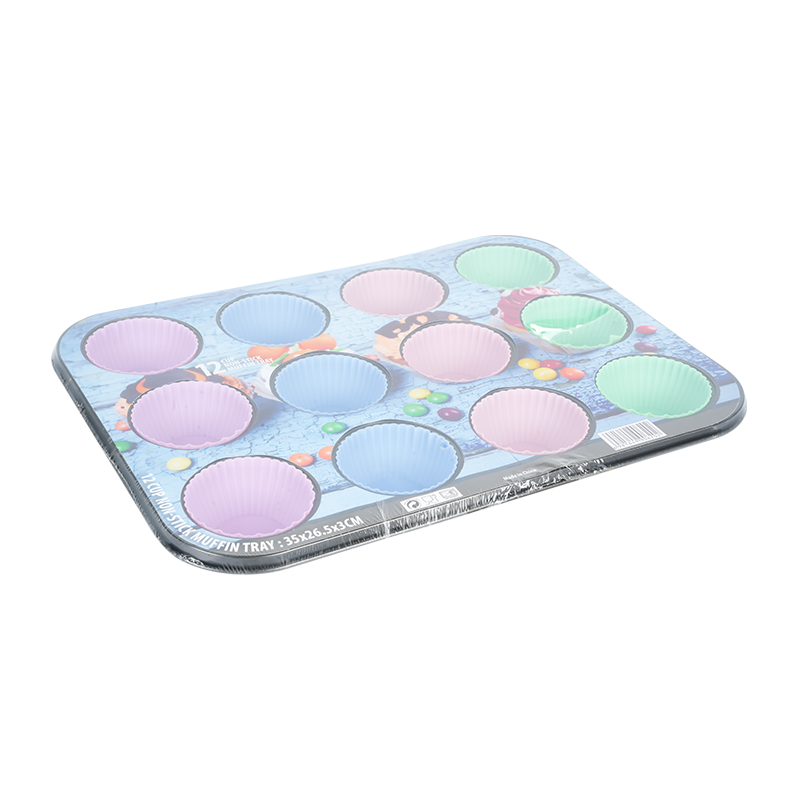 B210 12 cavidad ban de cupcake redondo