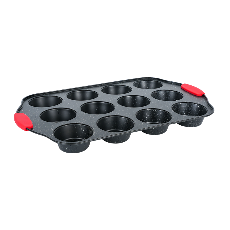 H05m 12 tazas de muffins con agarre de silicona